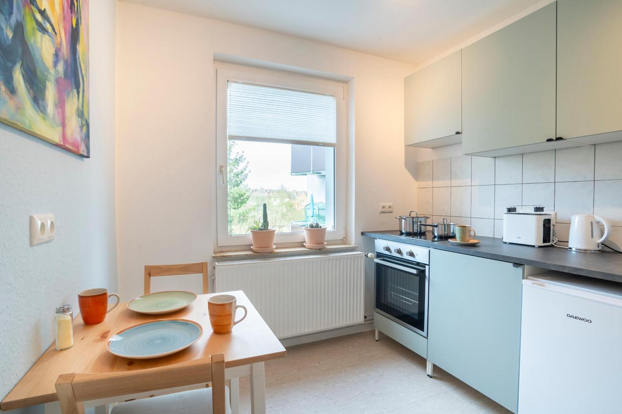 Akram Appartement III - Ruhig, Stadtnah ヒルデスハイム エクステリア 写真